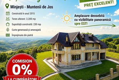 Casă cu 5 camere cu Teren 3200 Mp în Muntenii de Jos - 1