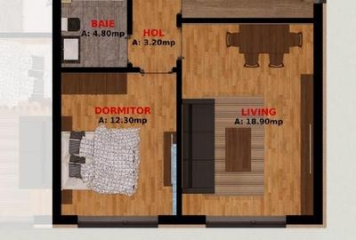Apartament cu 2 camere decomandat în Dobroești - 16