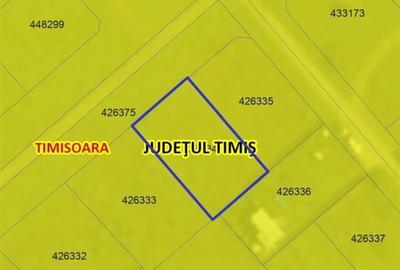 Teren Construcții intravilan de 678 mp, în Torontalului