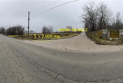Teren intravilan de 2000 mp, în Vest - 1
