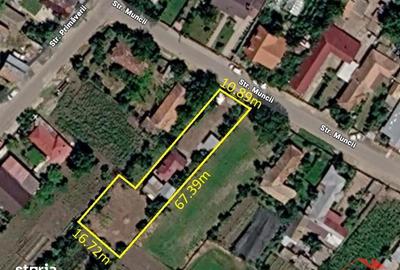 Casă cu 2 camere cu Teren 850 Mp în Vânători