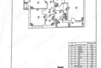 Cartier Mazepa 1, Apartament 3 camere decomandate, 2 balcoane, 2 bai, et 8 din 10 - 1