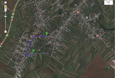 Teren de 2500 mp, în Adunații-Copăceni