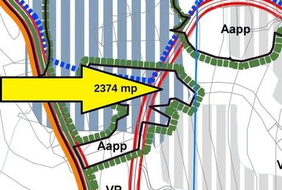 Teren in Faget, front la strada asfaltata de 68 m - 2