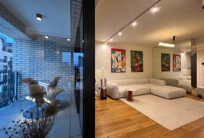 Apartament cu 3 camere semidecomandat, mobilat în Pipera