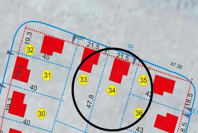 Teren intravilan pentru constructii in cartier Belvedere Parcela 34 - 2