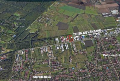 Teren intravilan de vânzare – Comuna Ghiroda, jud. Timiș (Vis-a-vis de BMW) - 3
