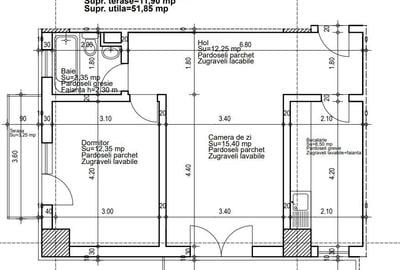 Apartament cu 2 camere decomandat în Abator - 16