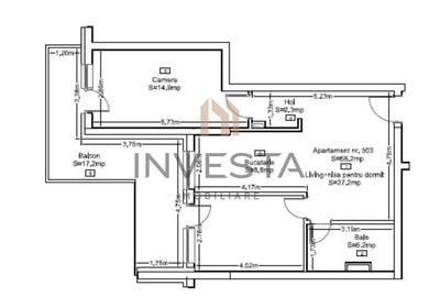 Apartament 3 camere pe strada Frunzisului, etaj intermediar! Apartament 3 camere pe strada Frunzisului, etaj intermediar! - 5
