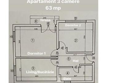 Apartament cu 3 camere semidecomandat în Crângași - 8