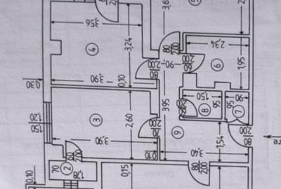 Apartament, 3 camere, confort 1, decomandat, etajul 3