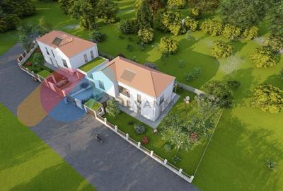 Teren autorizat Duplex- 1000 mp - proiect aprobat P+E - 7