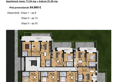 Apartament cu 3 camere decomandat în Careiului - 2
