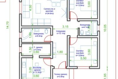 Vand casa individuala parter , Mosnița Noua, teren 640 mp - 3