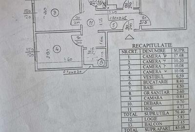 Apartament cu 4 camere decomandat în Teiul Doamnei - 1