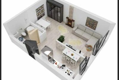 Garsonieră decomandată în Central - 1