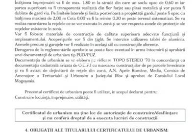 Teren intravilan de 573 mp, în Mogoșoaia - 3