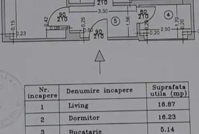 Apartament cu 2 camere decomandat în Copăceni - 5