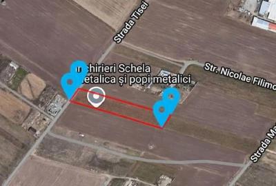 Teren de 7000 mp, în Palas