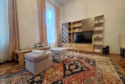 Apartament cu 2 camere semidecomandat, mobilat în Ultracentral