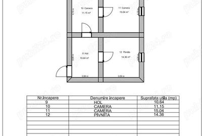 Casa in satul Colun ,cu D+P inalt ,sura mare si 1100mp teren - 8