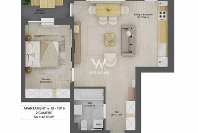 Apartament 2 camere in Sibiu - 4