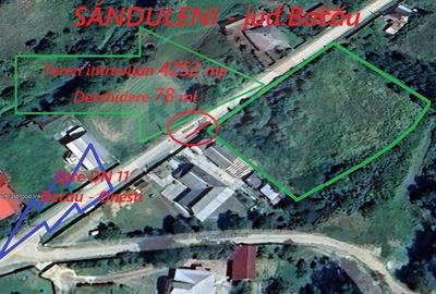 Teren intravilan in Sanduleni jud. Bacau - 2