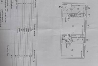Apartament cu 2 camere în Podu Roș