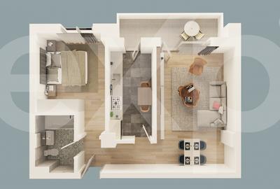 Apartament cu 2 camere decomandat în Mioveni - 6
