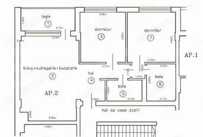 Apartament cu 3 camere decomandat în Soarelui - 3