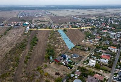 BUFTEA - FLAMANZENI,TEREN 5958 MP,DESCHIDERE 24 M,DOSAR PUZ+AVIZE,TOATE UTILITAT - 4