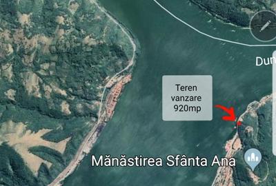 Teren intravilan, 920 mp, fs 26 m, în Orșova, pe malul Dunării, comision 0% - 2