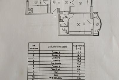 Apartament cu 4 camere decomandat în Nerva Traian - 1