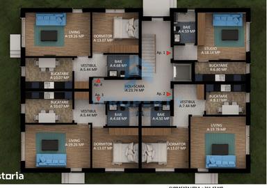 Apartament cu 2 camere în Dobroești - 4