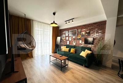 Apartament cu 2 camere, mobilat ?i utilat cu parcare privat