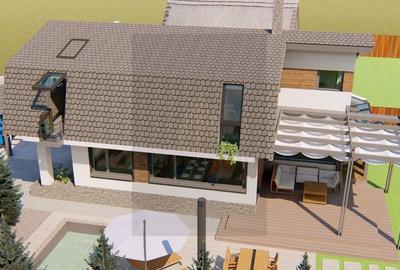 Casa moderna la rosu in Cristian - 16