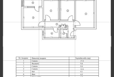 Apartament cu 3 camere decomandat în Nord - 4