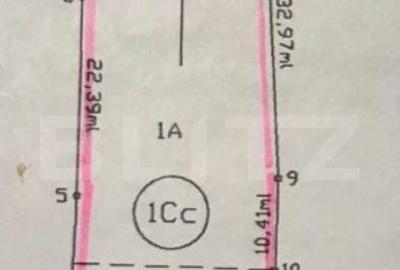 Teren de 1439 mp, în Florești - 1