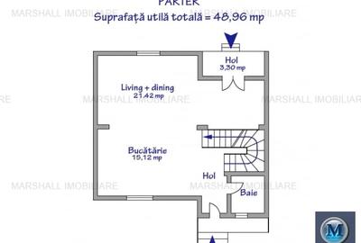 Vila cu 4 camere de vanzare, zona Rudului, 145 mp #16336 - 13