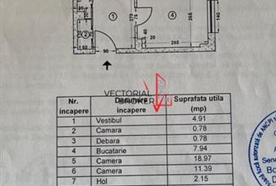 Apartament cu 2 camere semidecomandat în Costin Georgian - 12