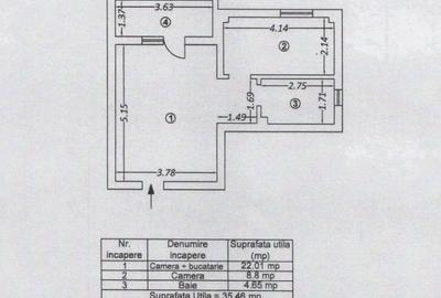 Apartament cu 2 camere în Central - 1