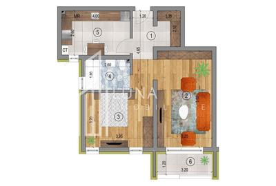 Apartament cu 2 camere în Sânpetru - 8