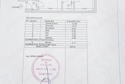 Apartament cu 2 camere semidecomandat în Central - 5