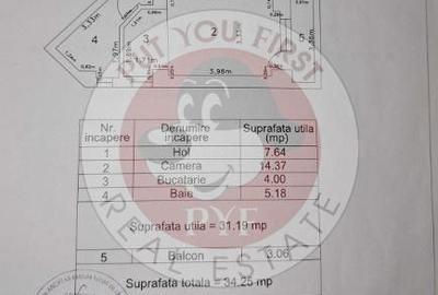 Garsonieră semidecomandată în Rahova