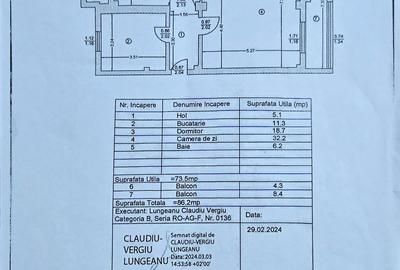 Apartament cu 3 camere decomandat, mobilat în Militari - 2
