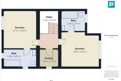 Duplex ultrafinisat cu 3 camere, 3 băi în Pișchia - 22