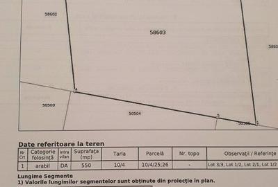 Teren de 550 mp, în Ciorogârla - 3