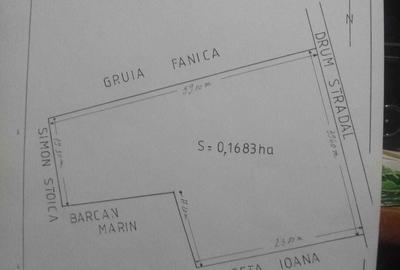 Teren de 1683 mp, în Stănești - 2