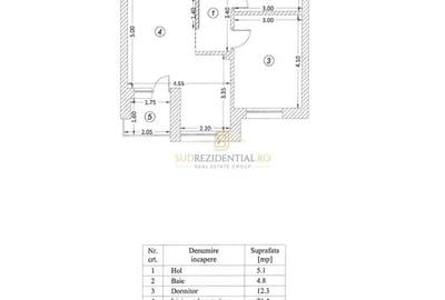 Apartament 2 camere, The Grand Kristal, Parc Tudor Arghezi, Comision 0 - 13