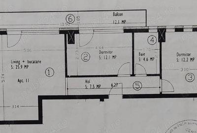 Apartament cu 3 camere decomandat în Bulgaria - 1